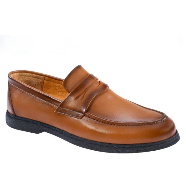 Classic men's shoes with natural leather code Am 379